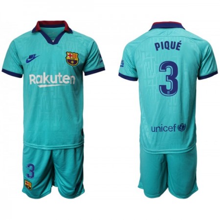 Billiga Fotbollströjor FC Barcelona PIQUE 3 Barn Tredje tröja 2019/20 Kortärmad
